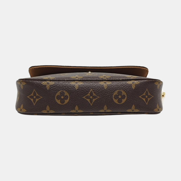 IVY Monogram Coated Canvas Brown