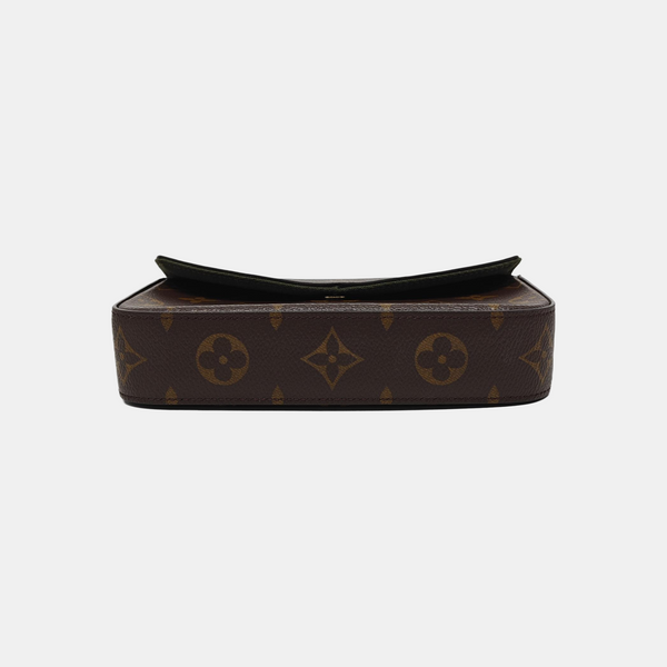 FÉLICIE Monogram Coated Canvas Brown