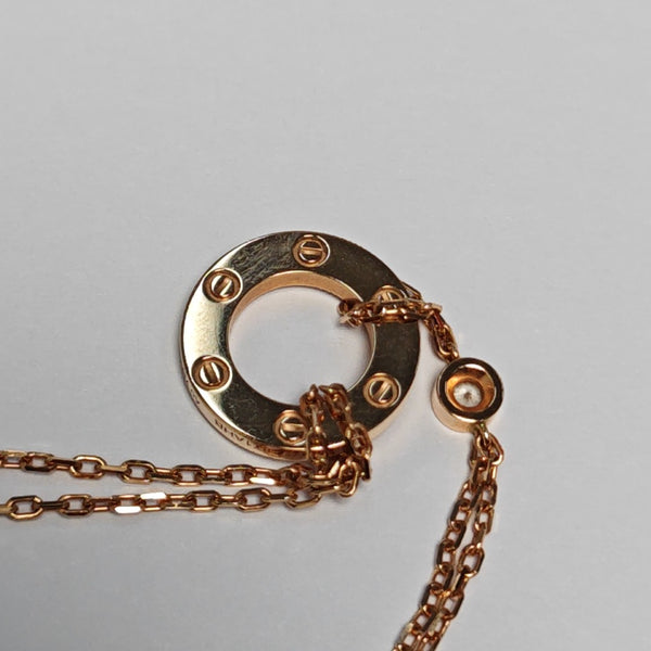 LOVE 18k Rose Gold Necklace