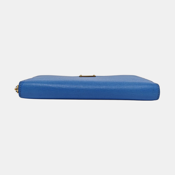 Calfskin Wallet Blue