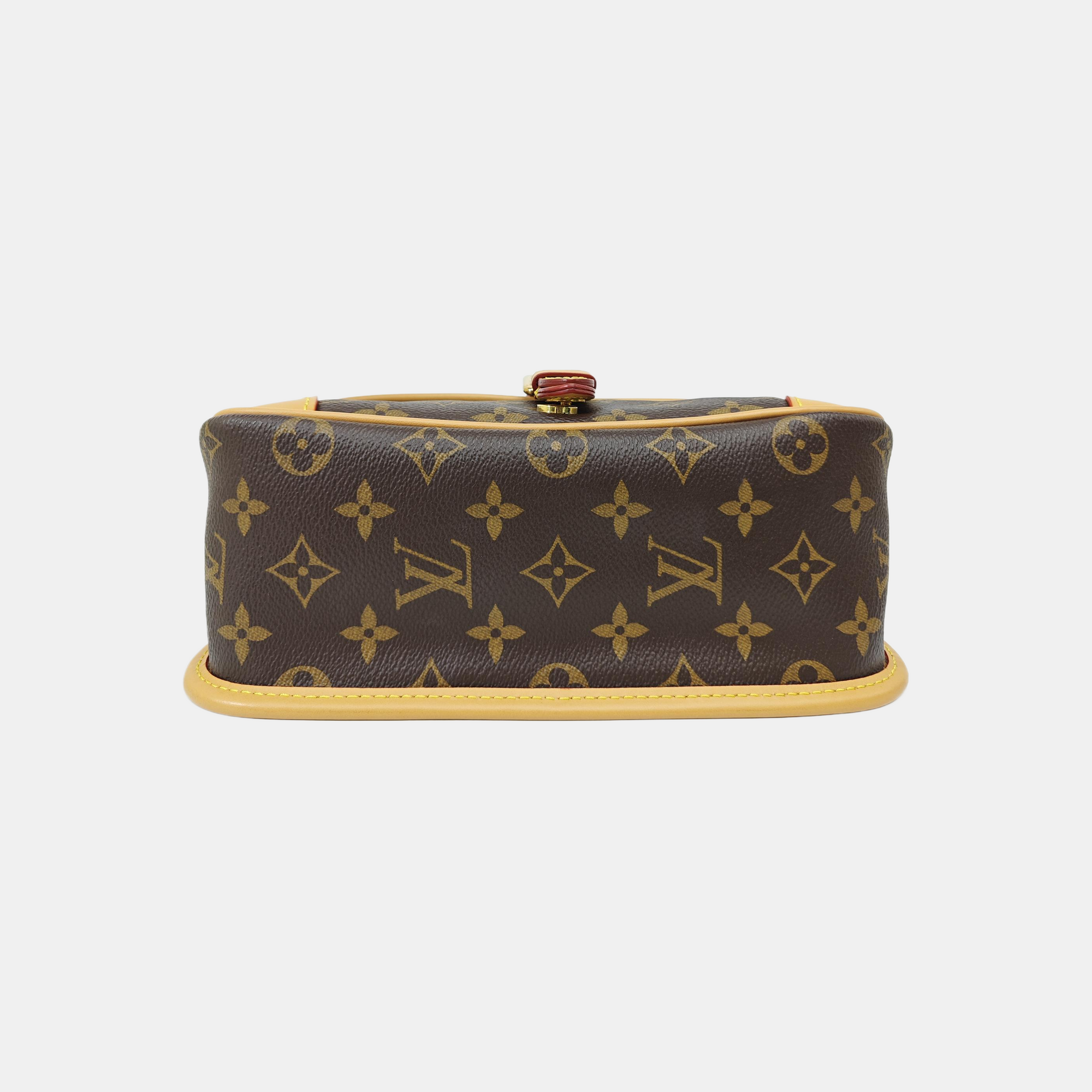 DIANE Monogram Coated Canvas Brown