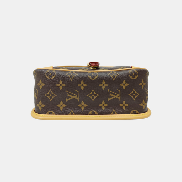 DIANE Monogram Coated Canvas Brown