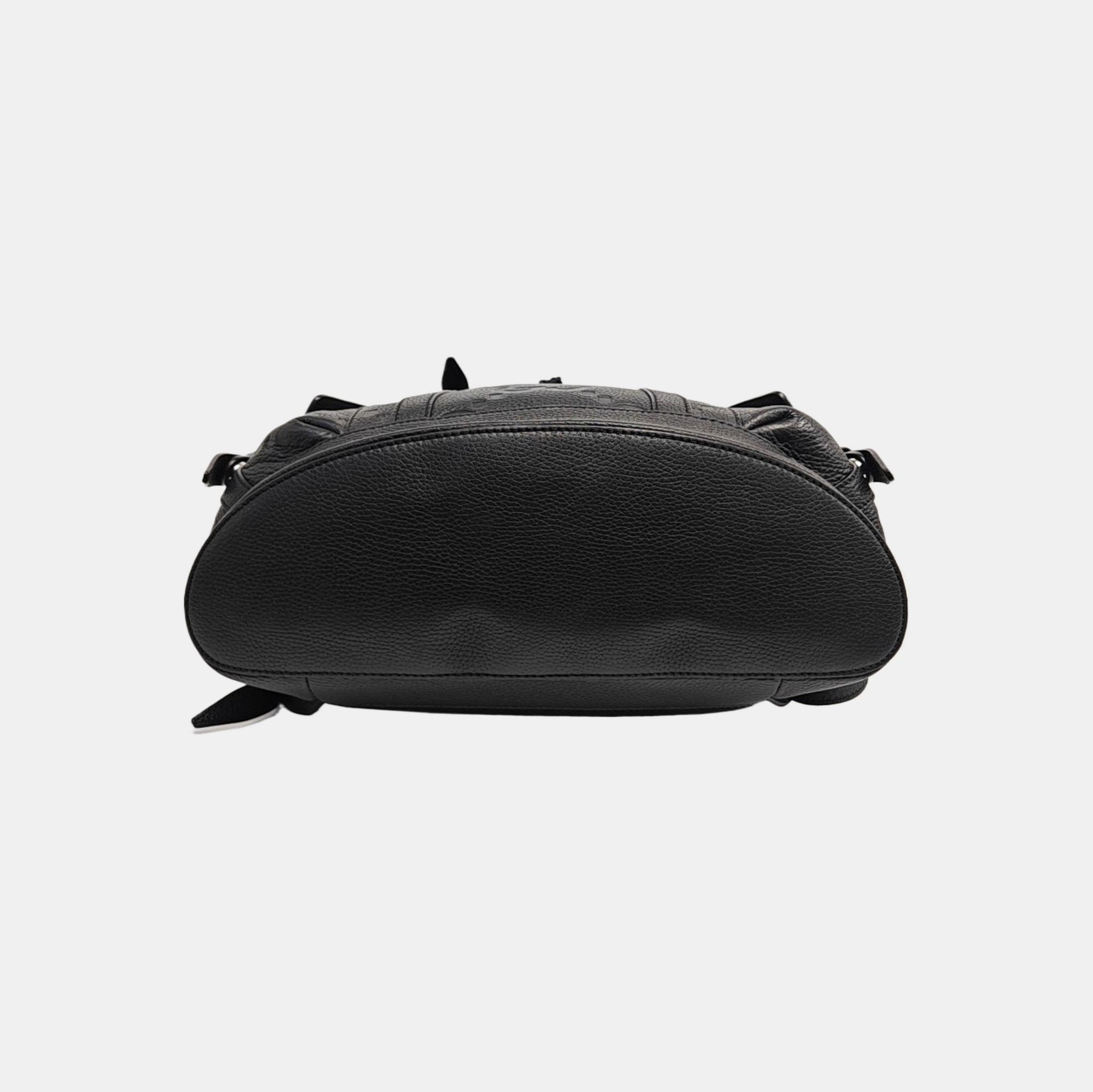 Monogram Calfskin Backpack Large Black