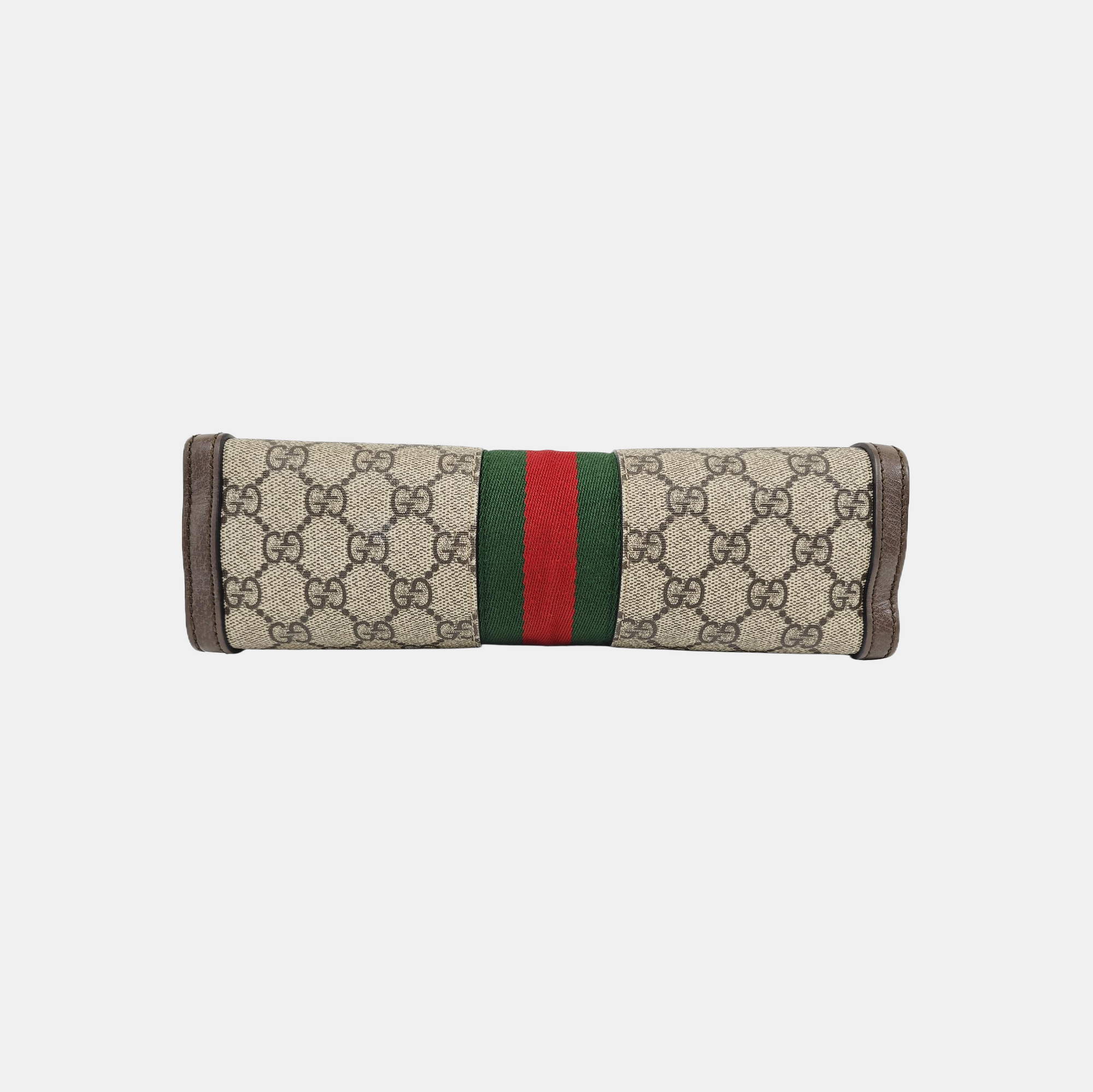 Ophidia Small Monogram Coated Canvas Beige