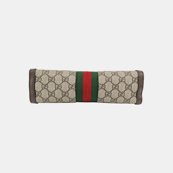 Ophidia Small Monogram Coated Canvas Beige