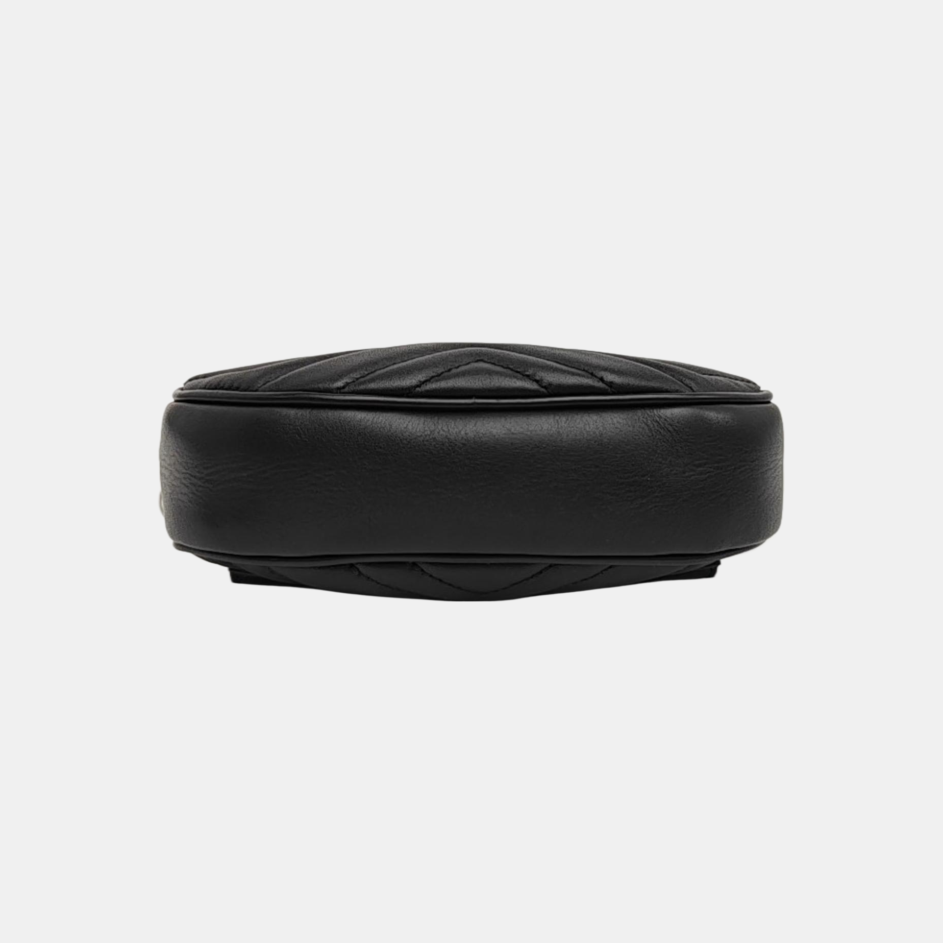 GG Marmont Super Mini Quilted Calfskin Black