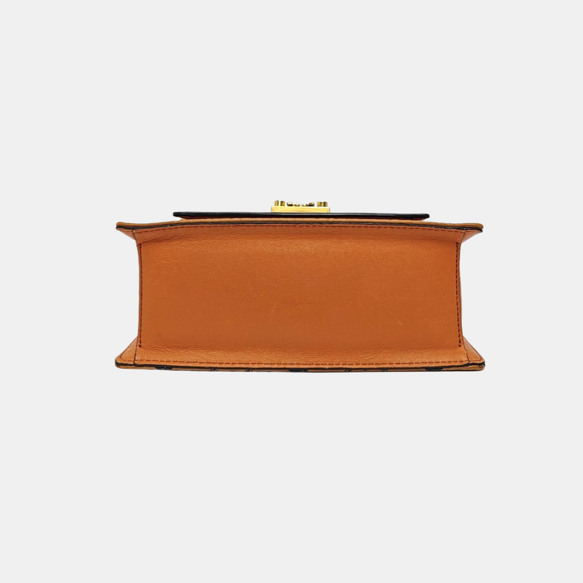 TRACY Small Monogram Coated Canvas Brown