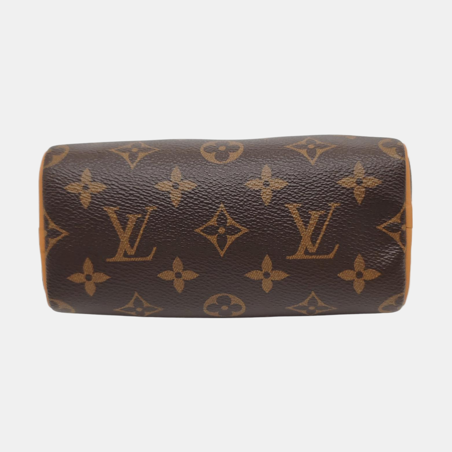 Authenticated pre-owned  SPEEDY Nano Monogram Coated Canvas Brown - Shoulder Bag at Looply