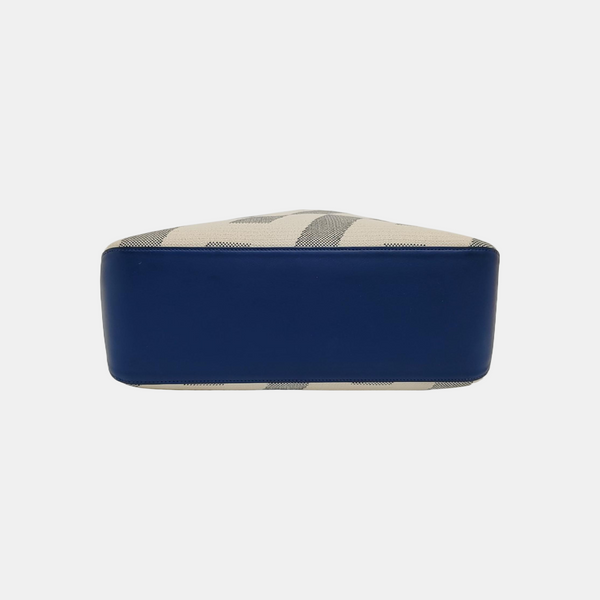 Cabas H En Biais Canvas White