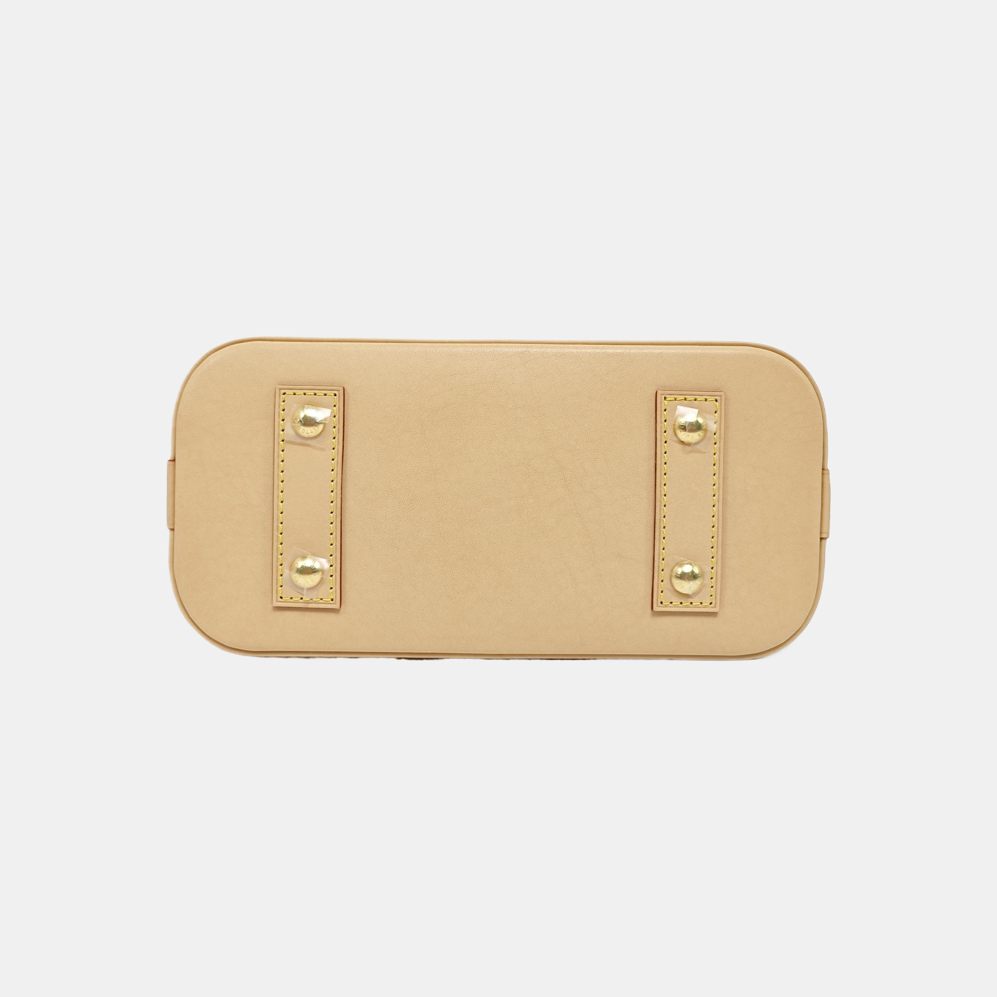 ALMA BB Monogram Coated Canvas White