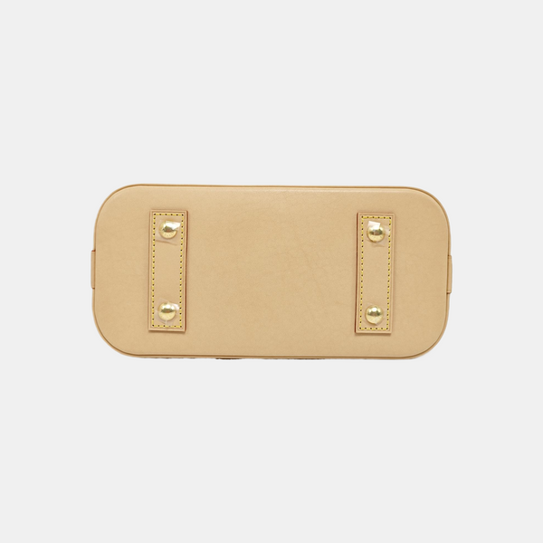 ALMA BB Monogram Coated Canvas White