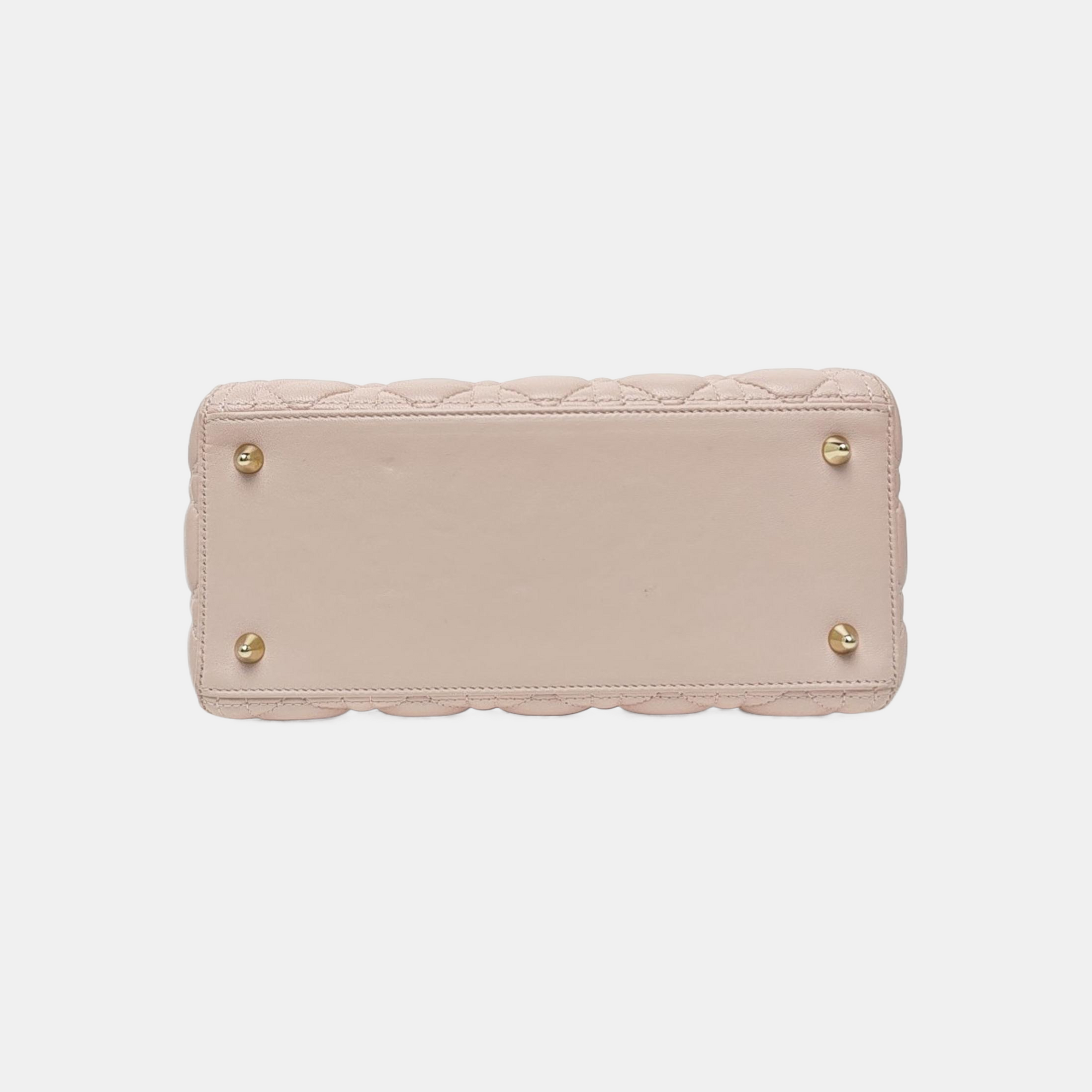 Lady Dior Medium Cannage Lambskin Pink