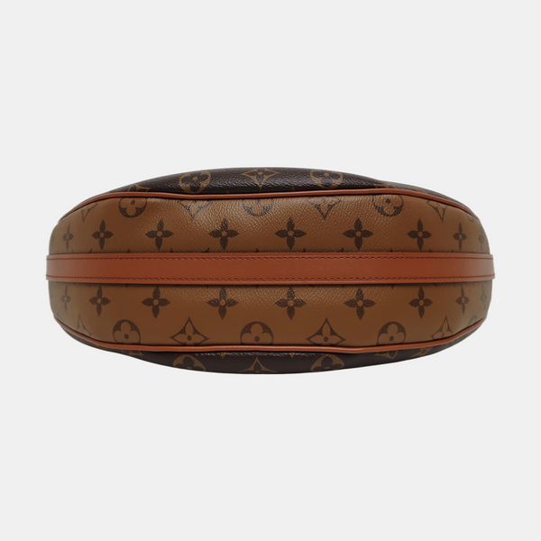 LOOP HOBO Monogram Coated Canvas Brown