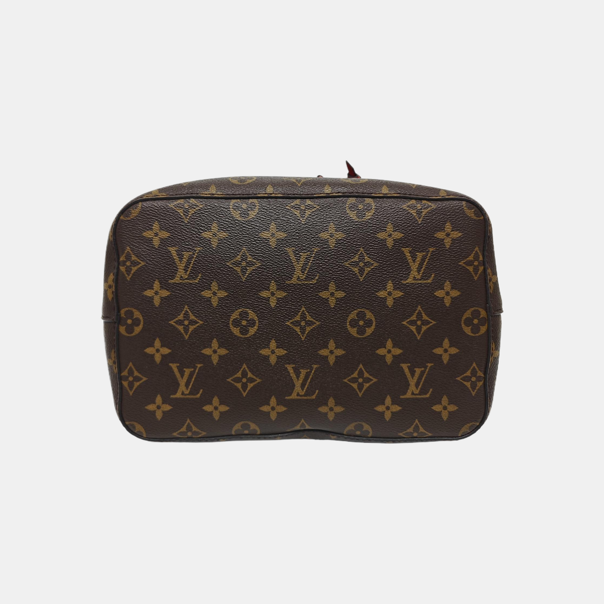 NÉONOÉ MM Monogram Coated Canvas Brown