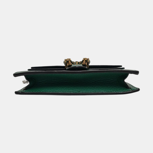 Authenticated pre-owned  Dionysus Super Mini Calfskin Green - Shoulder Bag at Looply