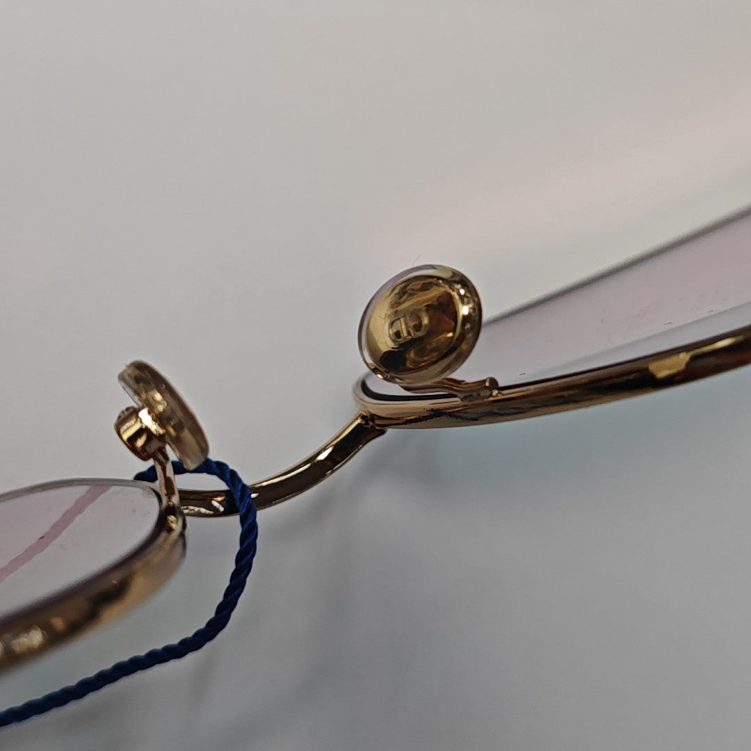 Metal Eyeglasses Gold