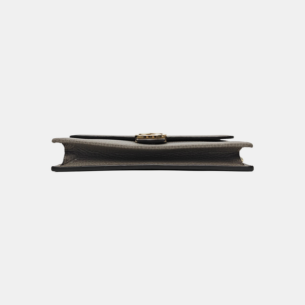 Interlocking G Small Calfskin Gray
