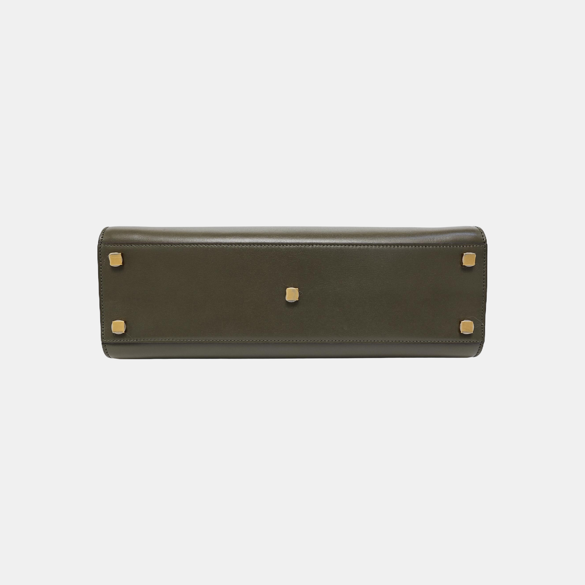 MANHATTAN Small Calfskin Green