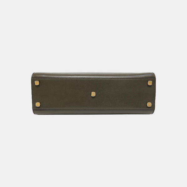 MANHATTAN Small Calfskin Green