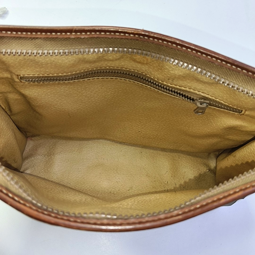 MACADAM CLUTCHES Coated Canvas Brown