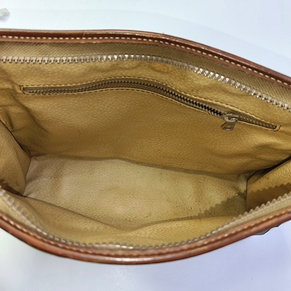 MACADAM CLUTCHES Coated Canvas Brown
