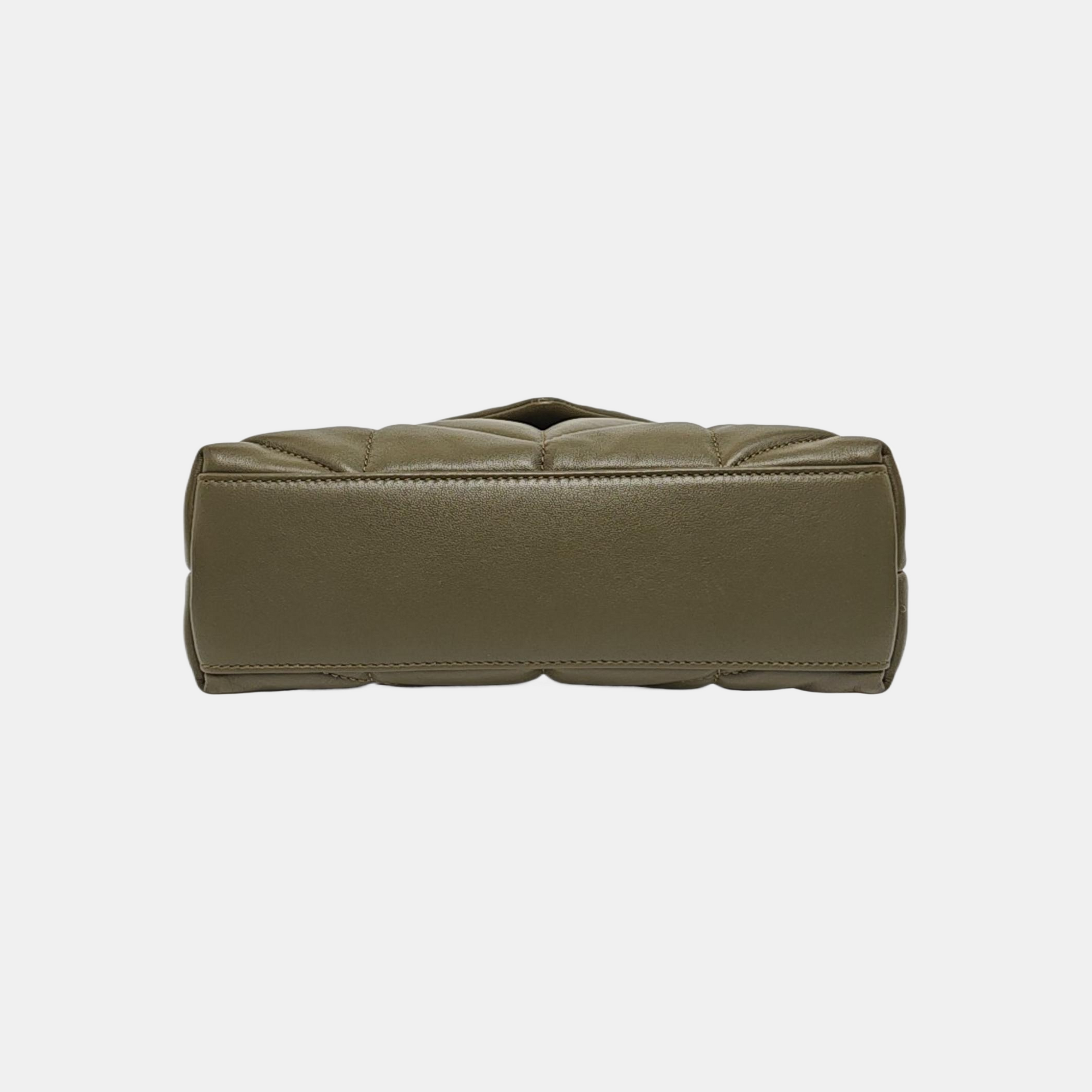 PUFFER TOY Mini Quilted Lambskin Green