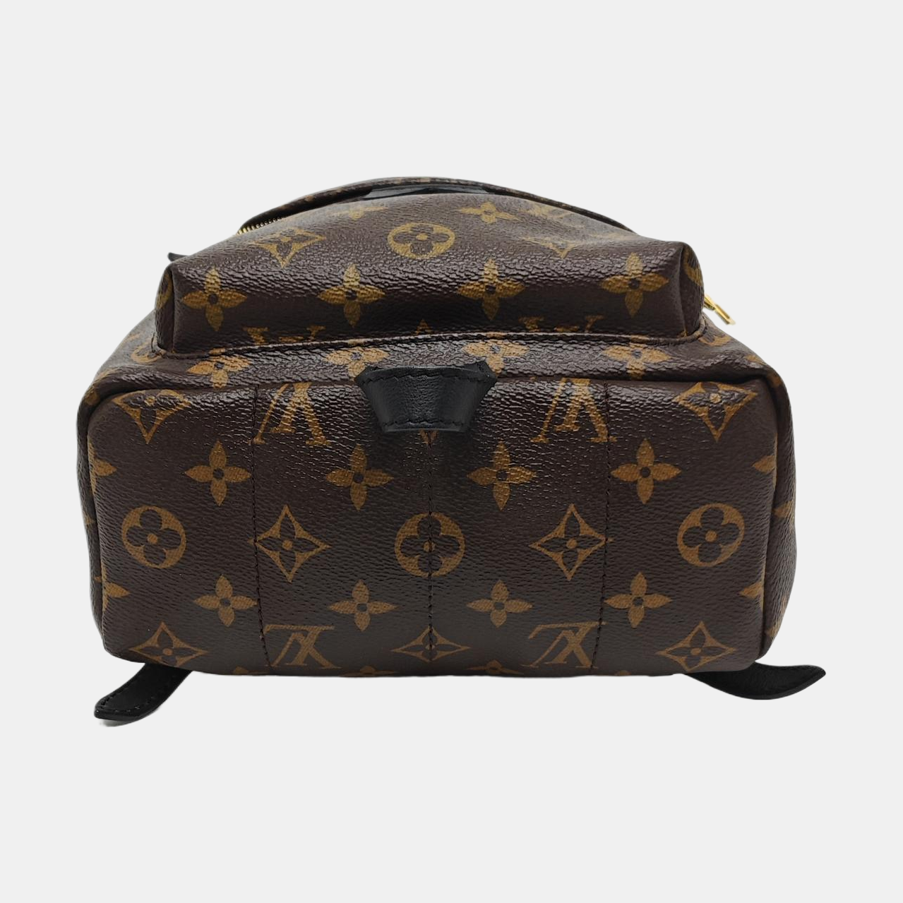 Authenticated pre-owned  PALM SPRINGS PM Monogram Coated Canvas Brown - Backpack at Looply