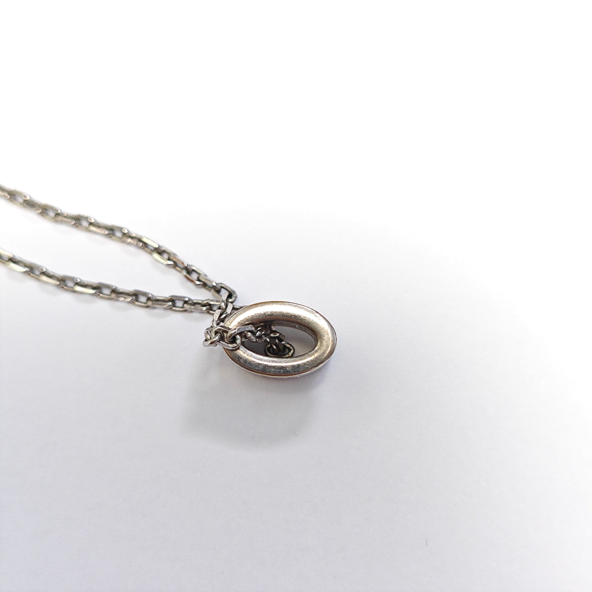Pop H Metal Silver Necklace