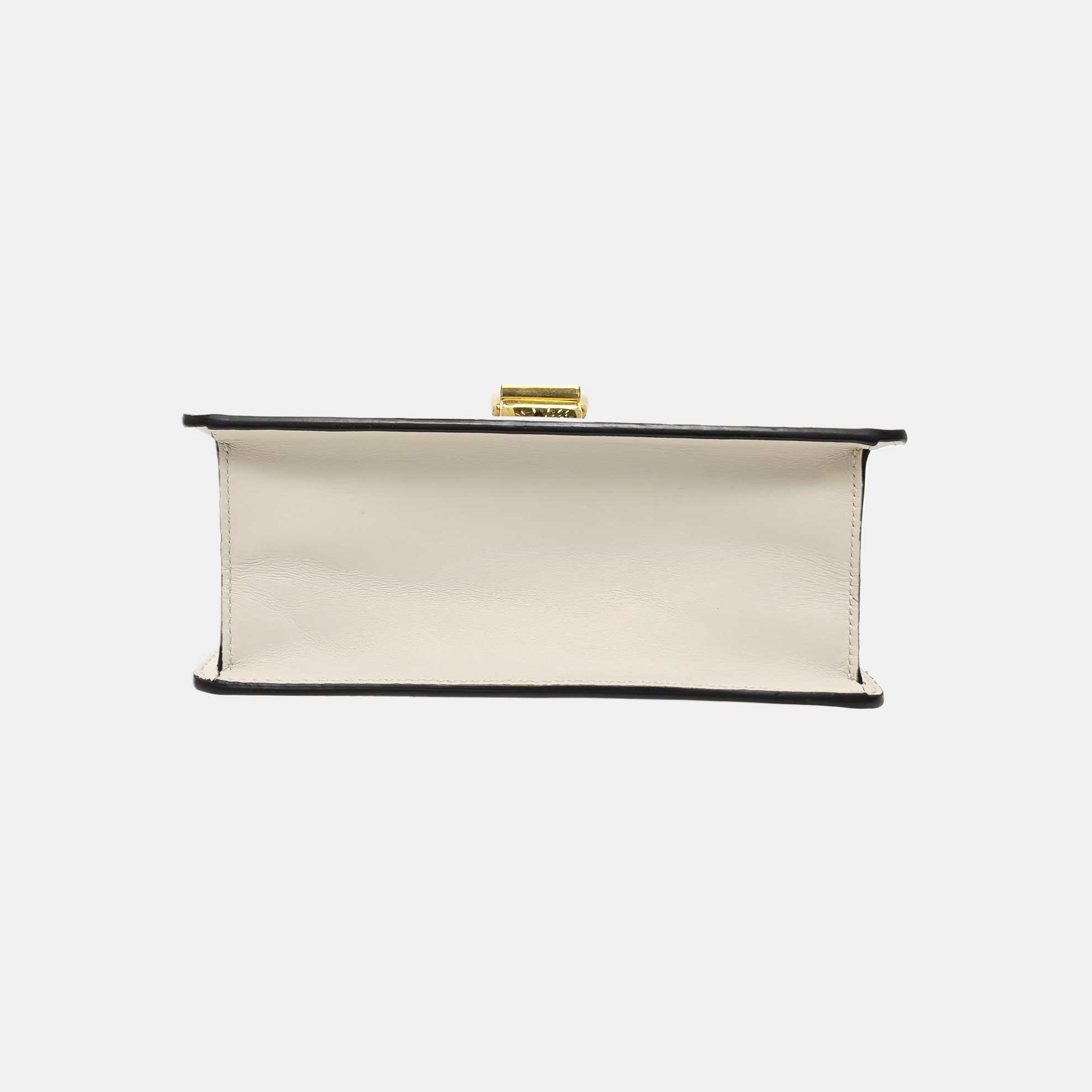 Sylvie Mini Calfskin White
