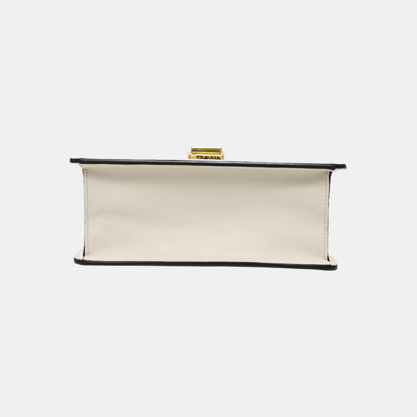Sylvie Mini Calfskin White