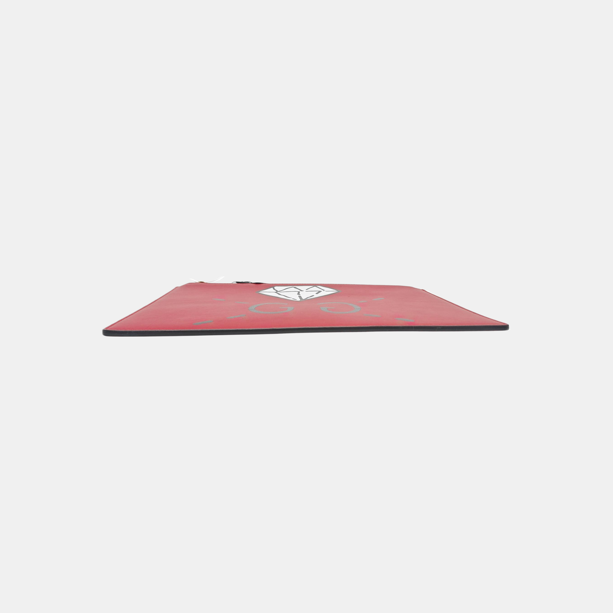 Calfskin Clutch Red