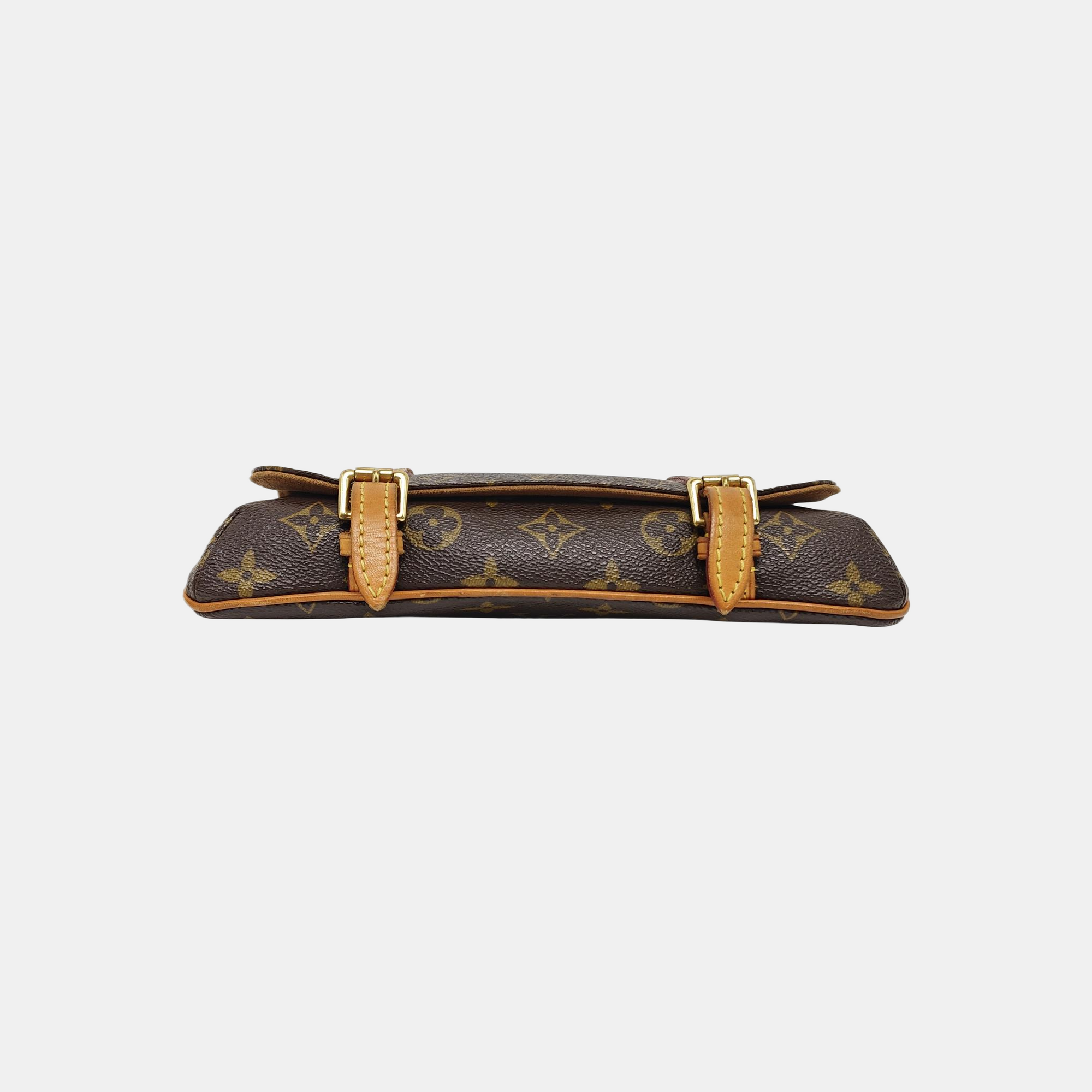 MARELLE Monogram Coated Canvas Brown