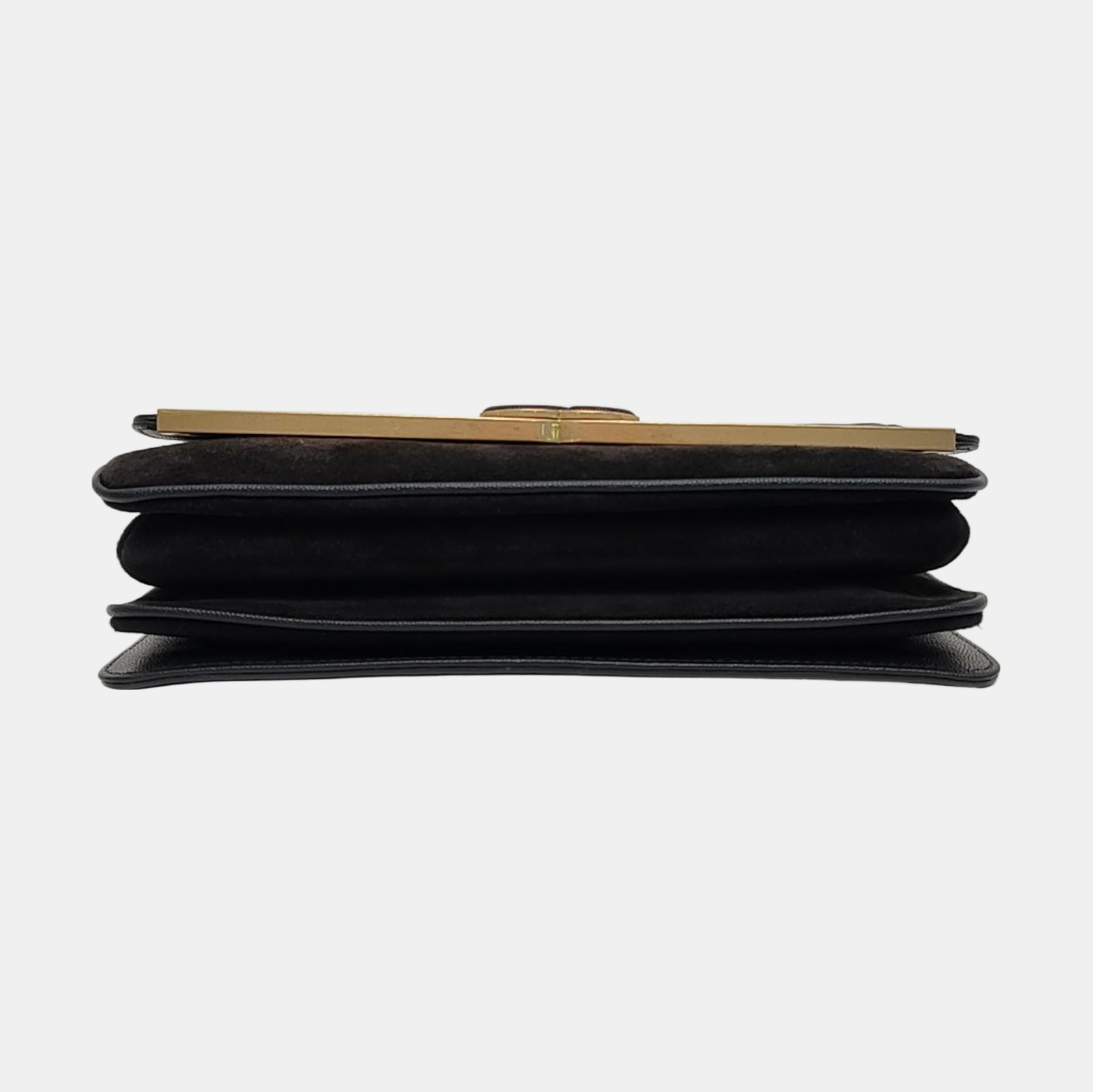 LADY COCO Medium Quilted Grained Calfskin Black
