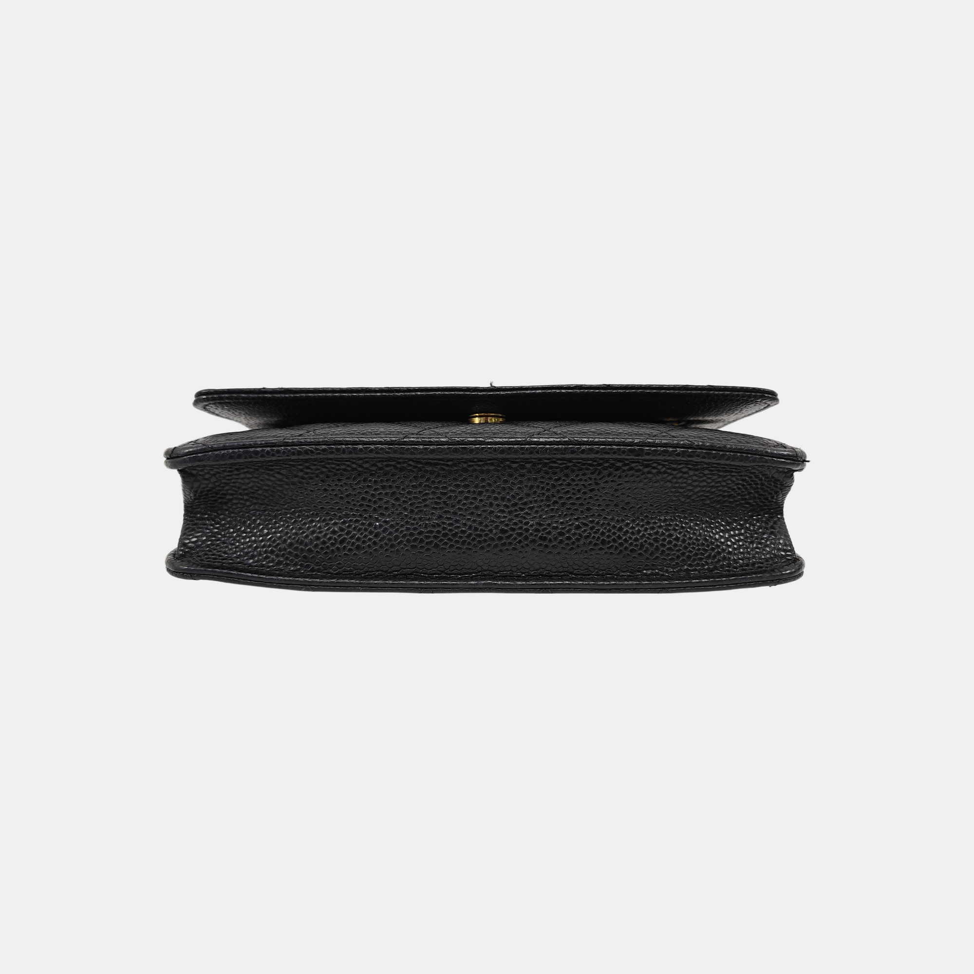 WOC Quilted Grained Calfskin Black