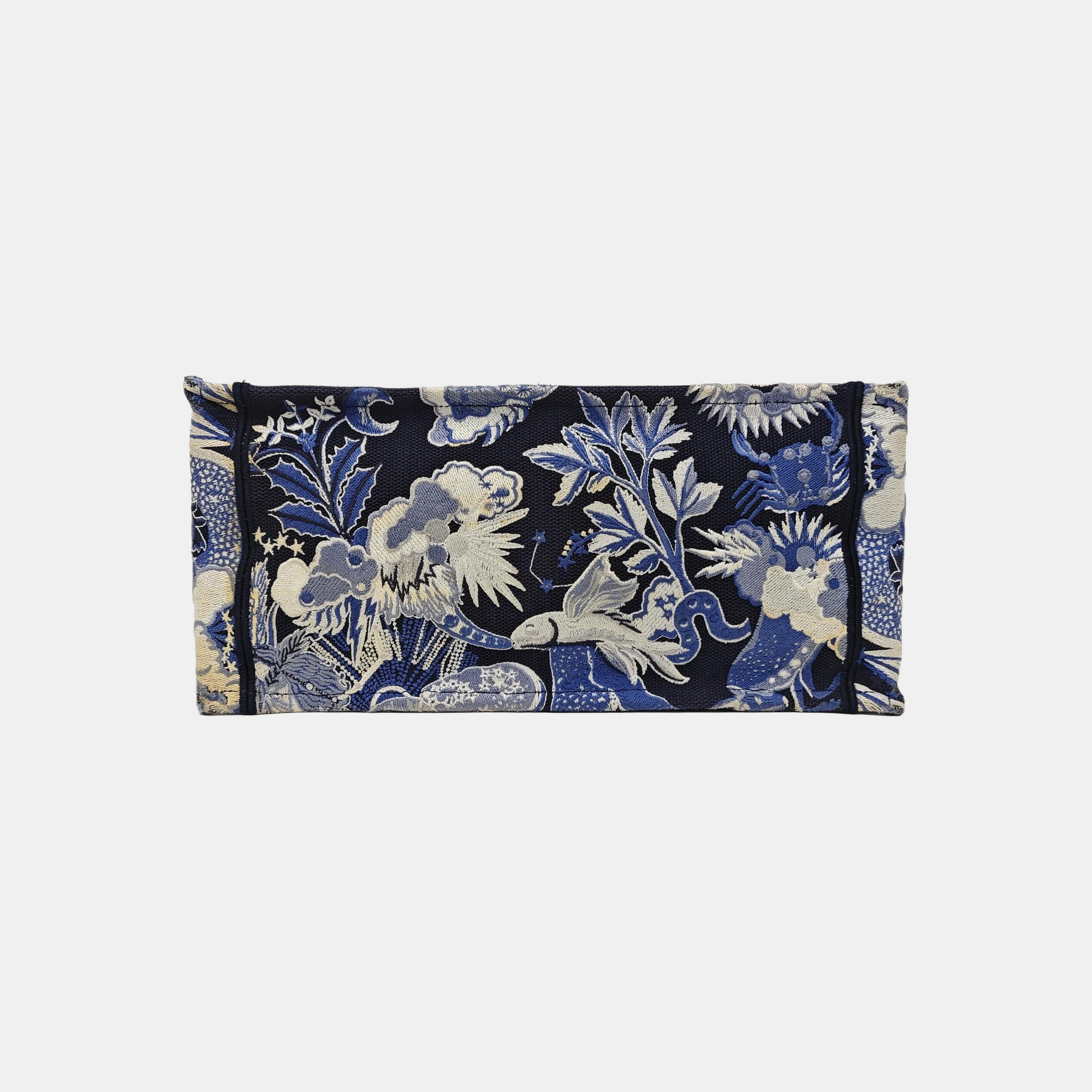 Book Tote Medium Canvas Blue