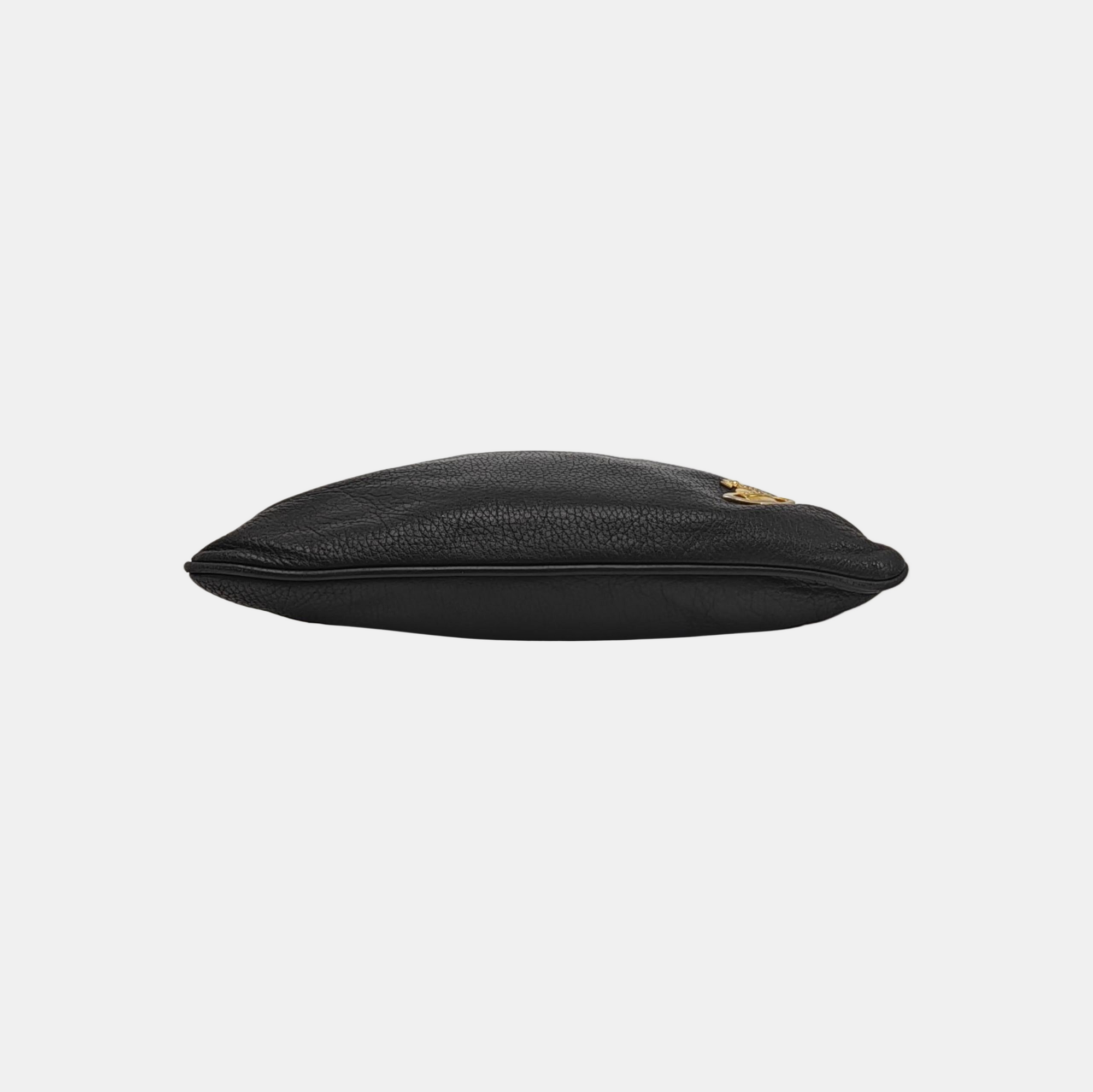 Calfskin Shoulder Bag Black