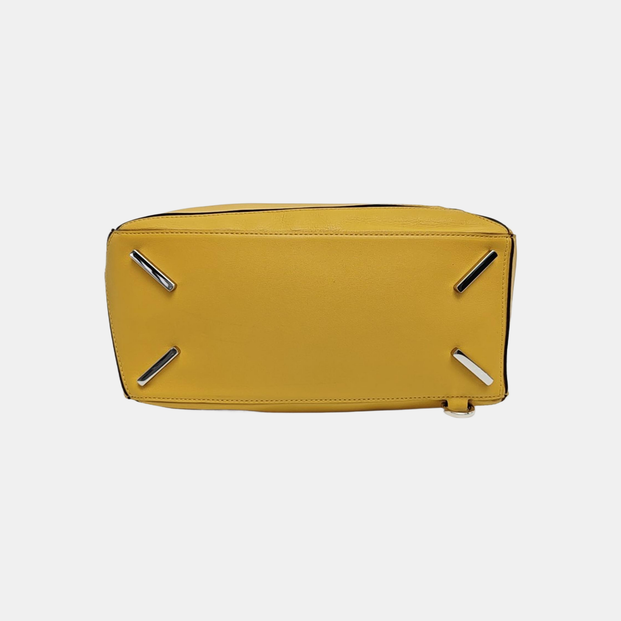Puzzle Medium Calfskin Yellow