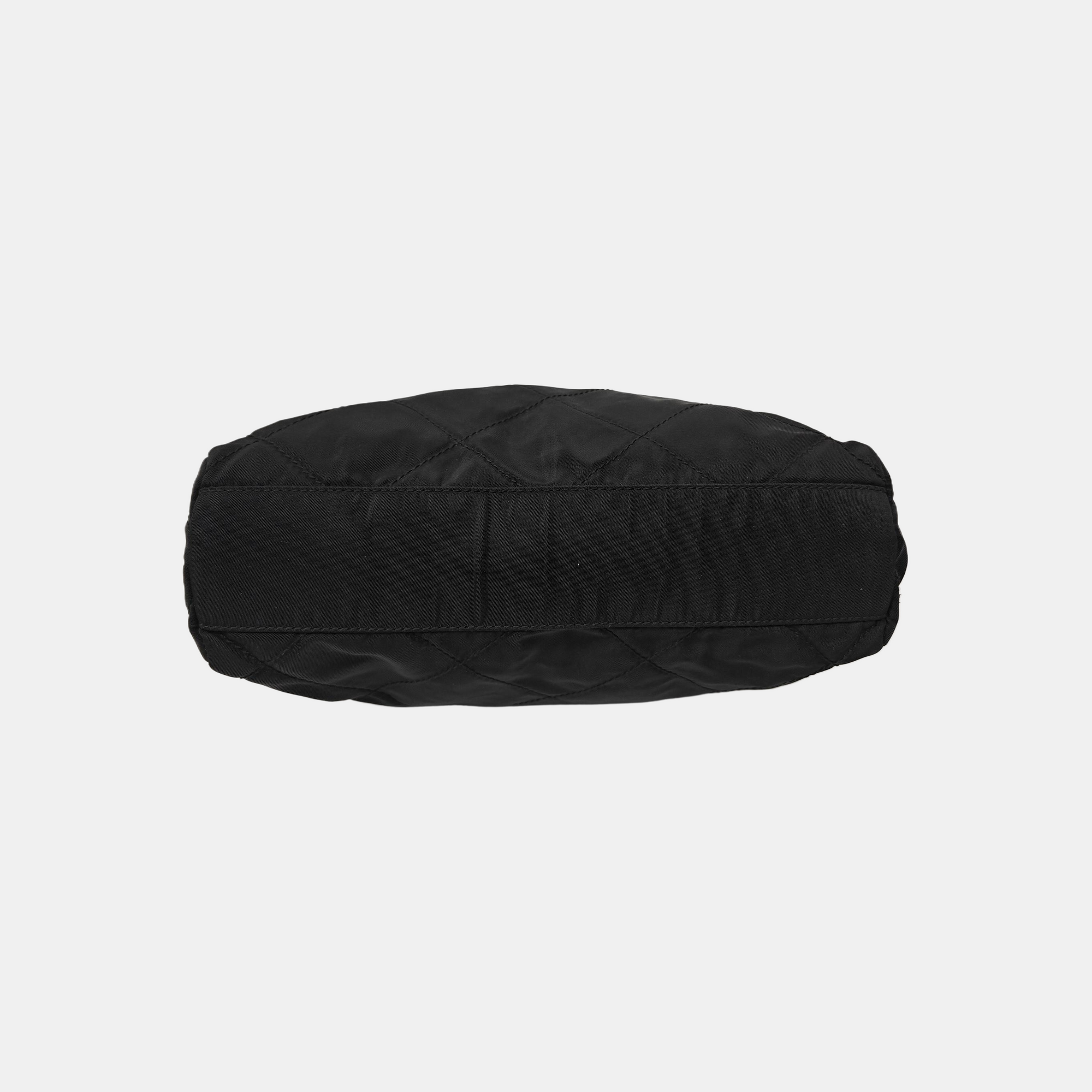 Nylon Quilted Nylon Black