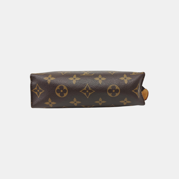 TOILET POCKET 19 Monogram Coated Canvas Brown