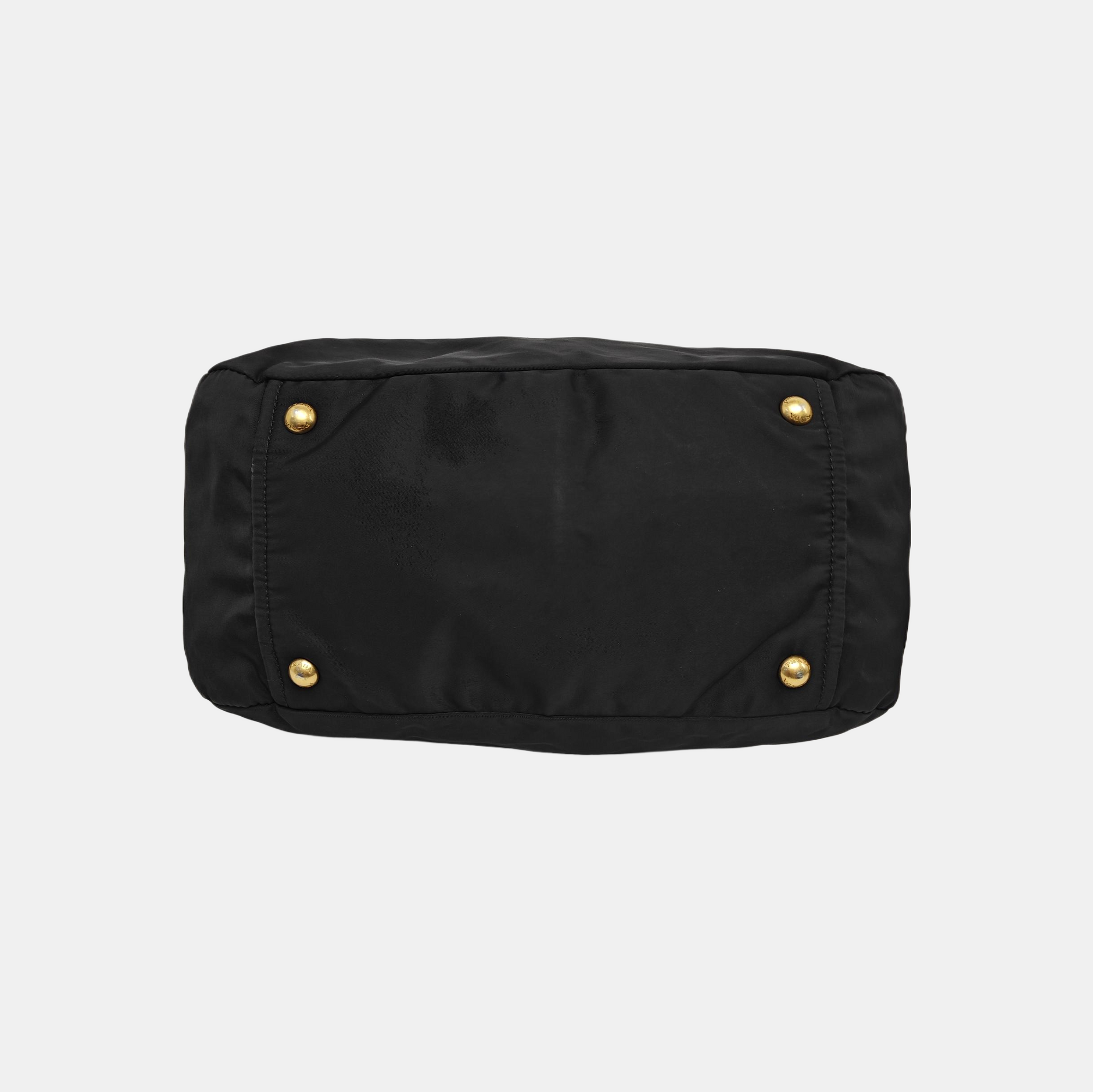 Nylon Shoulder Bag Black
