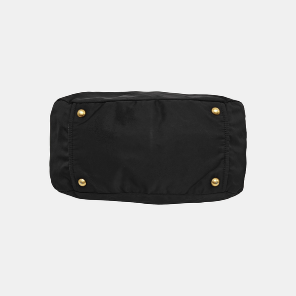 Nylon Shoulder Bag Black
