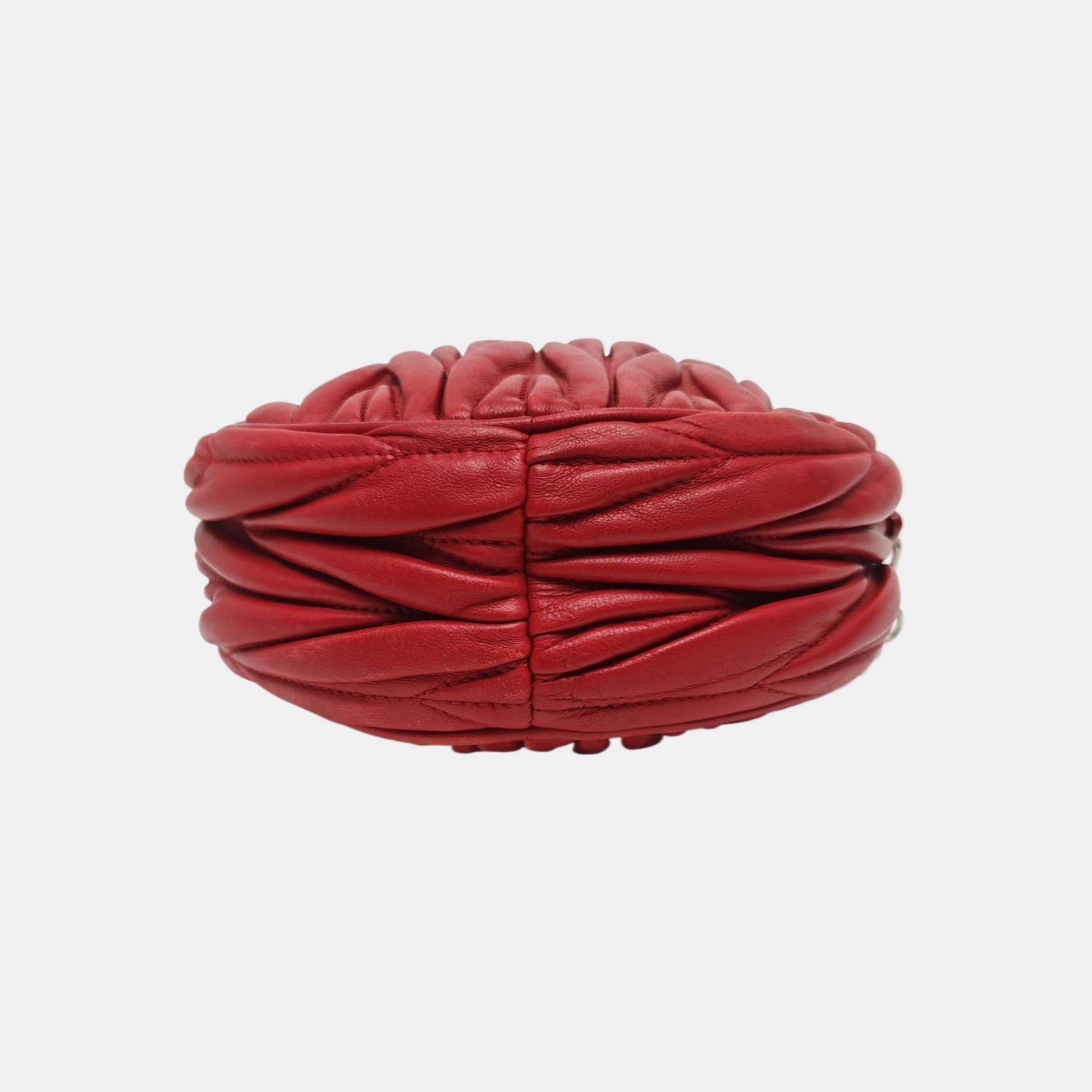 Matelassé Quilted Lambskin Red