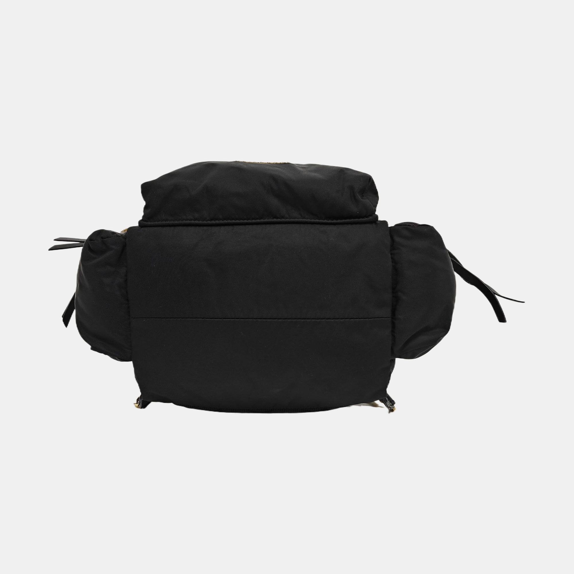 The Rucksack Medium Nylon Black