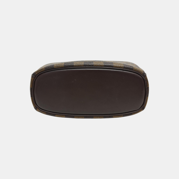 SARRIA SEAU Damier Ebene Coated Canvas Brown