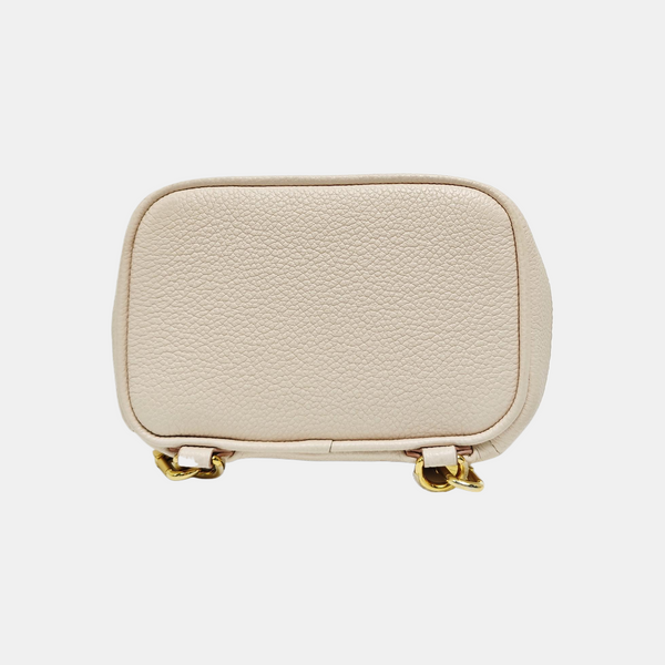 NOÉ Nano Monogram Calfskin Beige