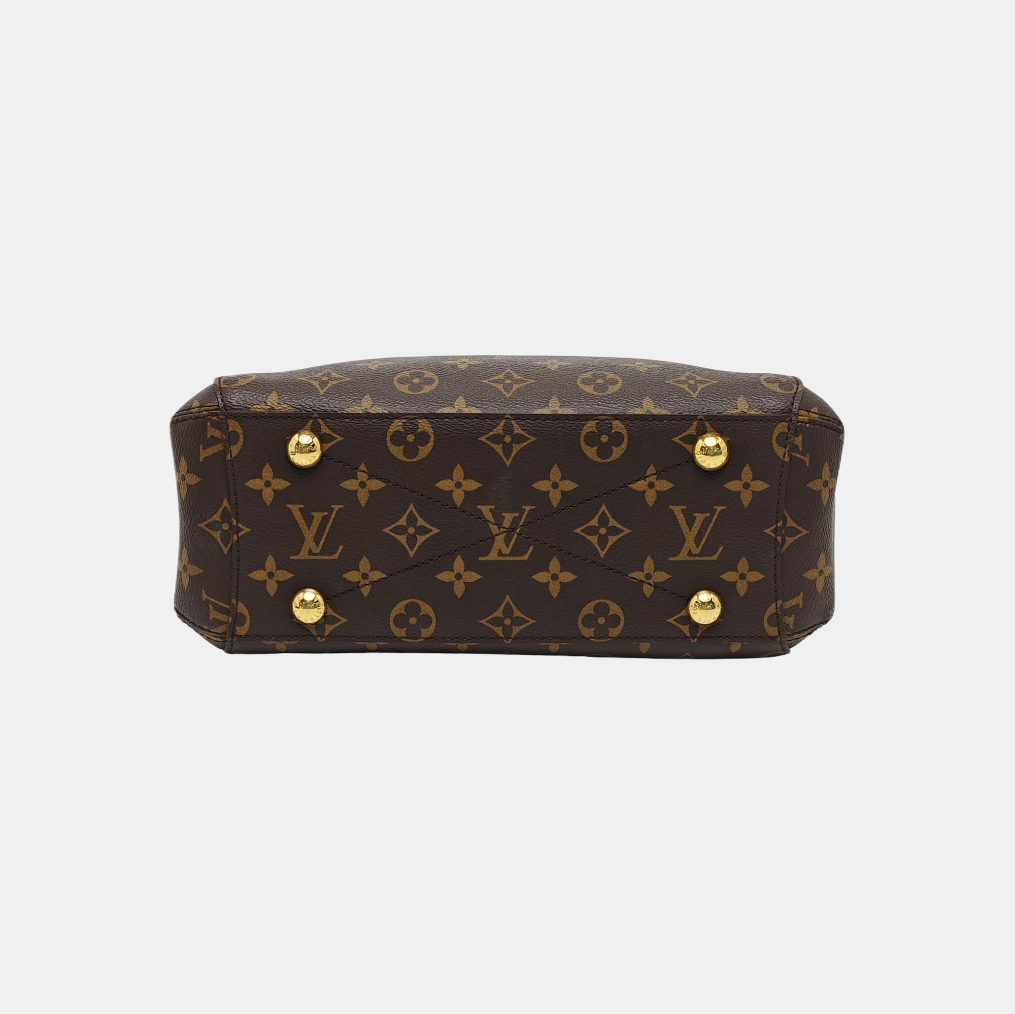 MONTAIGNE BB Monogram Coated Canvas Brown