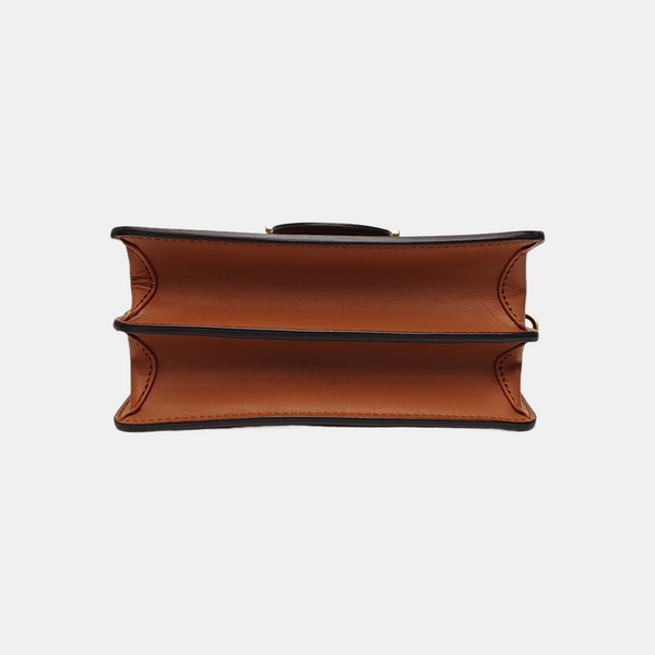 DAUPHINE Mini Monogram Coated Canvas Brown
