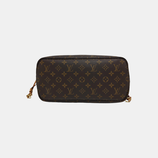 NEVERFULL MM Monogram Coated Canvas Brown