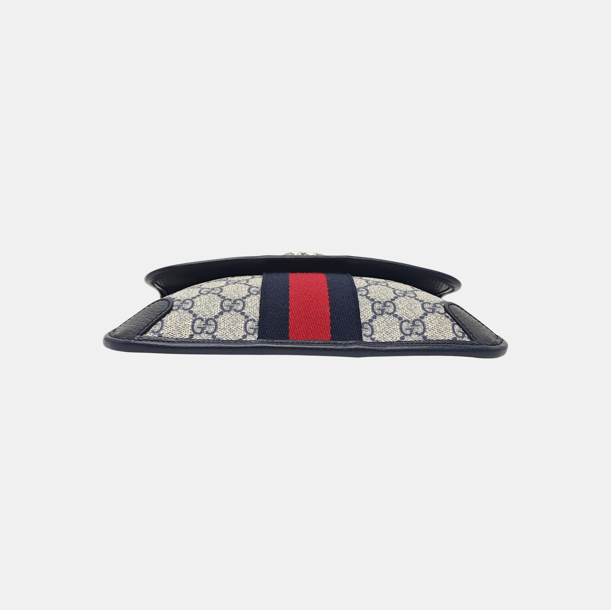 Ophidia Small Monogram Coated Canvas Beige