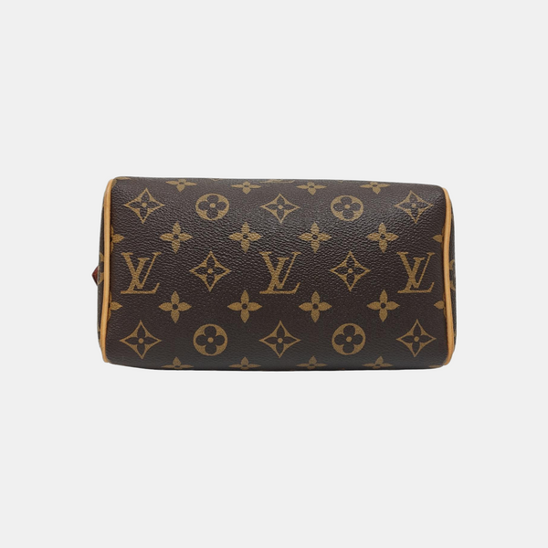 SPEEDY 20 Monogram Coated Canvas Brown